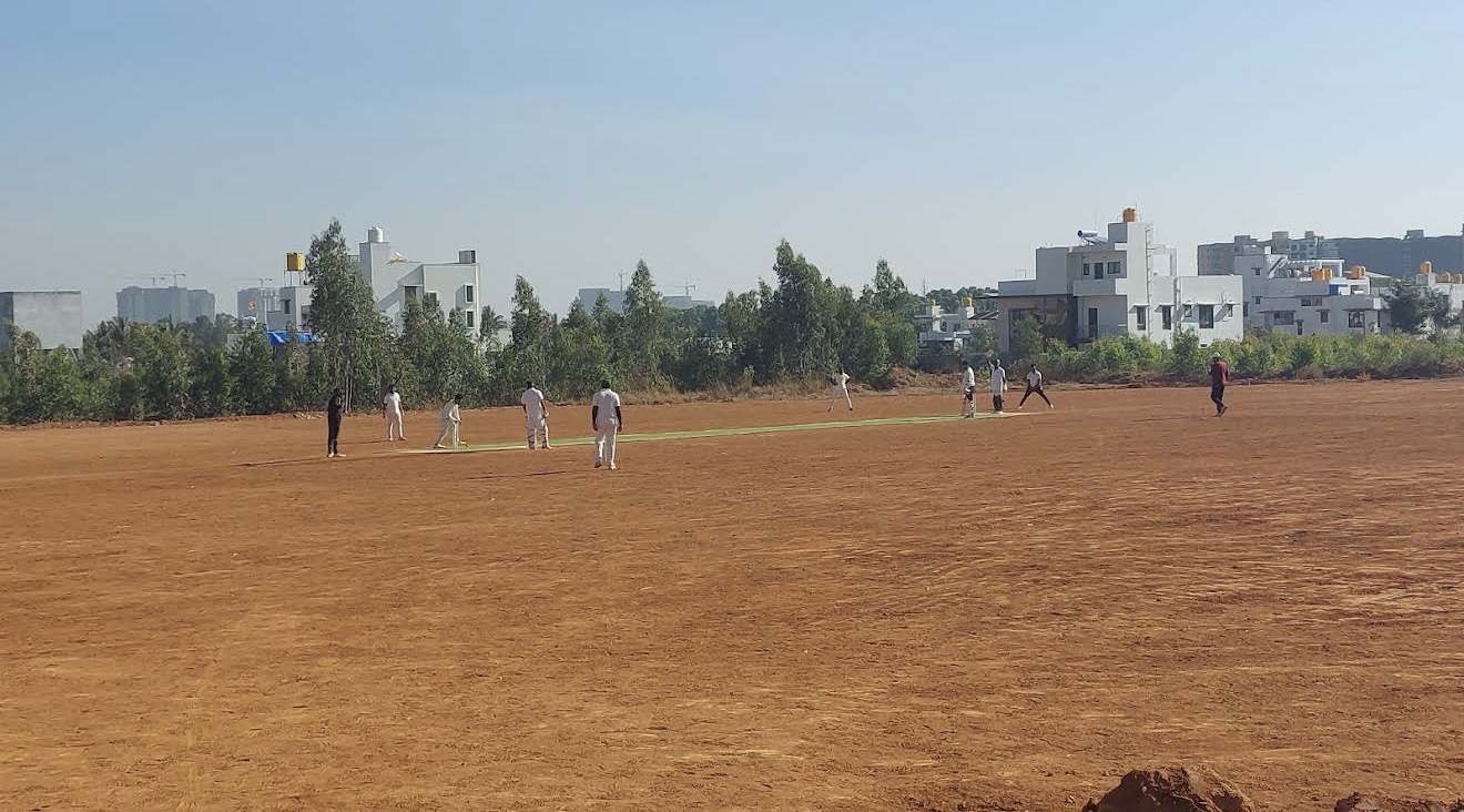 cricket team dugout Nexus Cricket Arena Bangalore